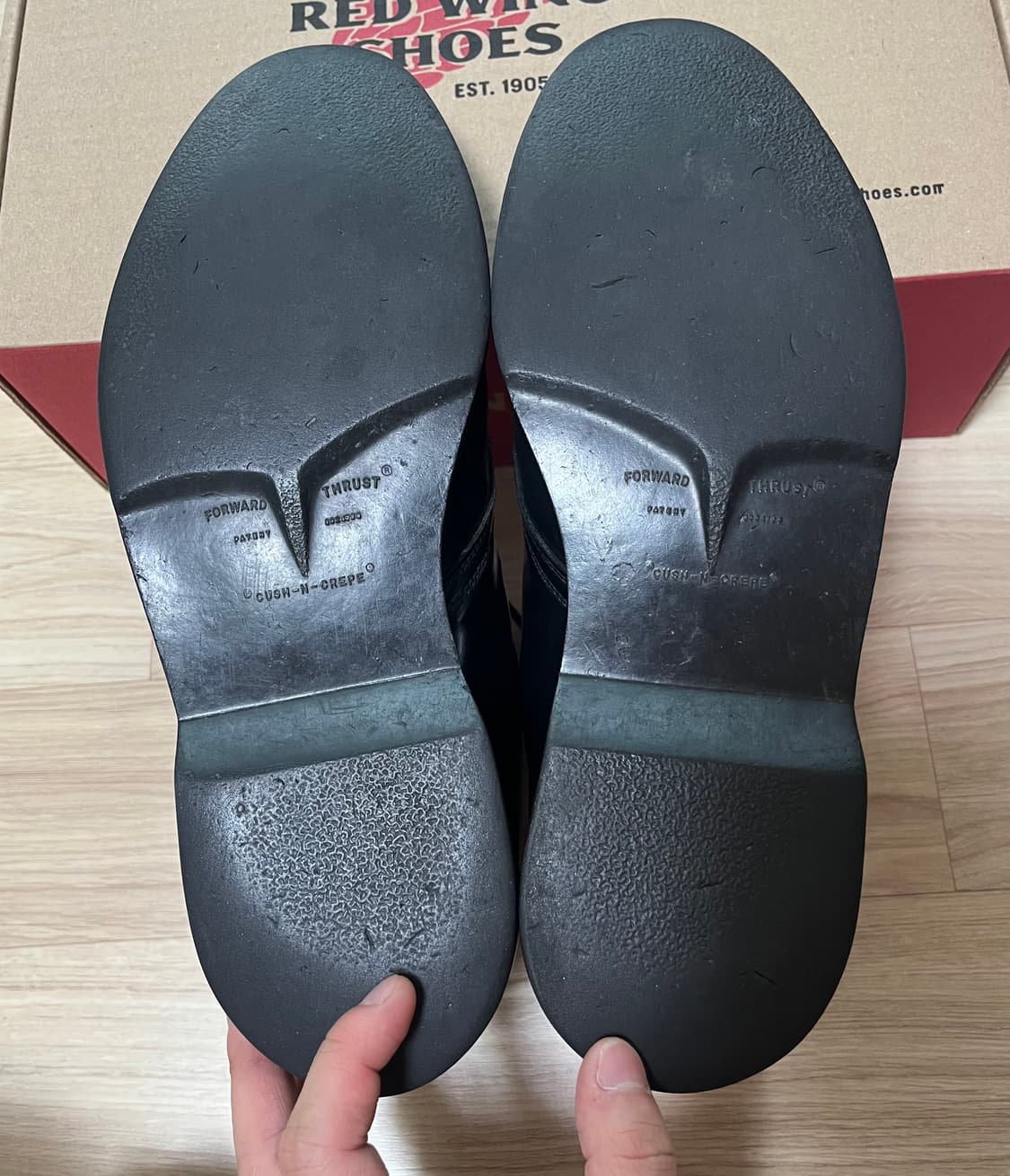 60’s 메이슨 치페와 폴스 처카 부츠 블랙 9D(270mm) 상품이미지5