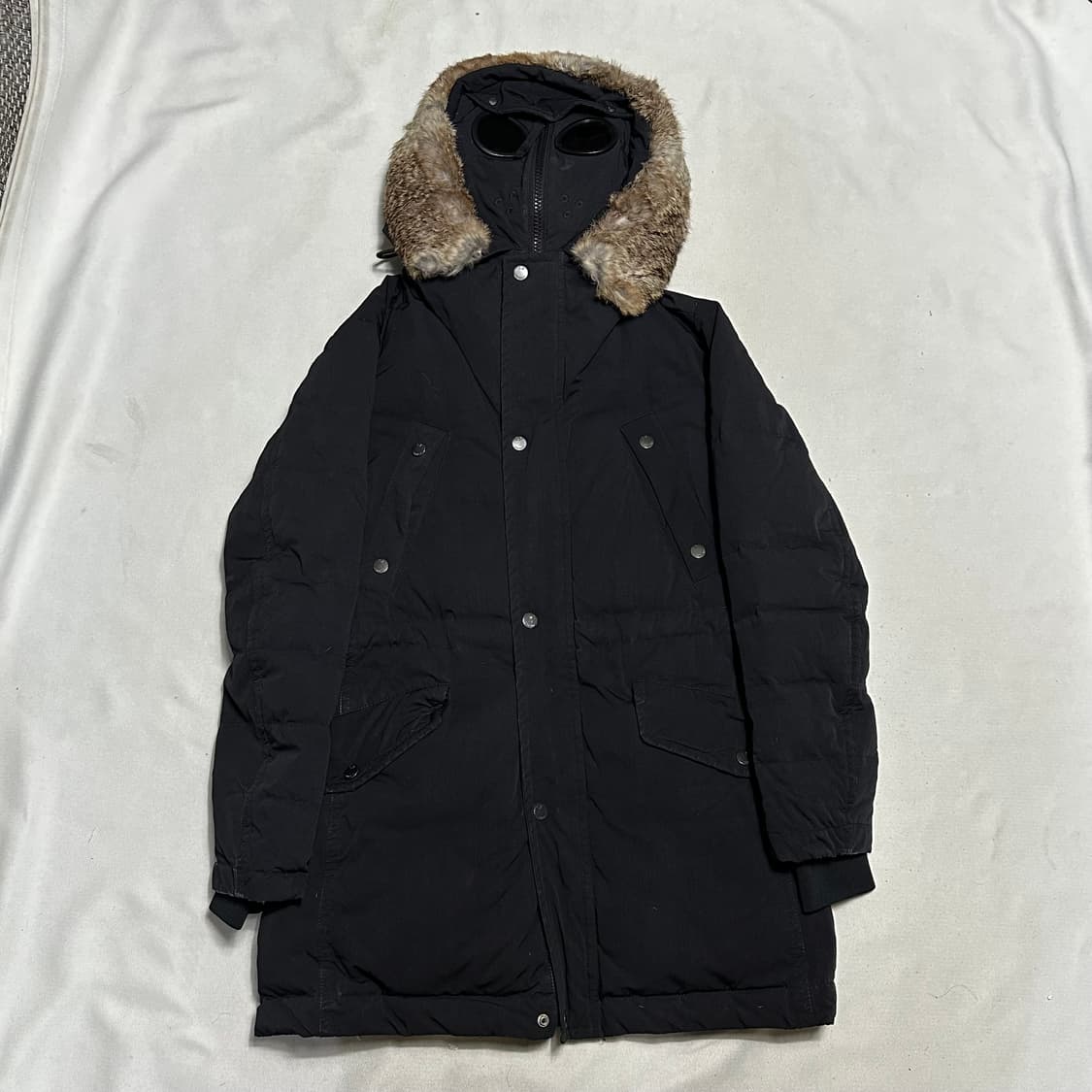 95 C.P. 컴퍼니 고글 노르지 블랙 덕다운 패딩 상품이미지2