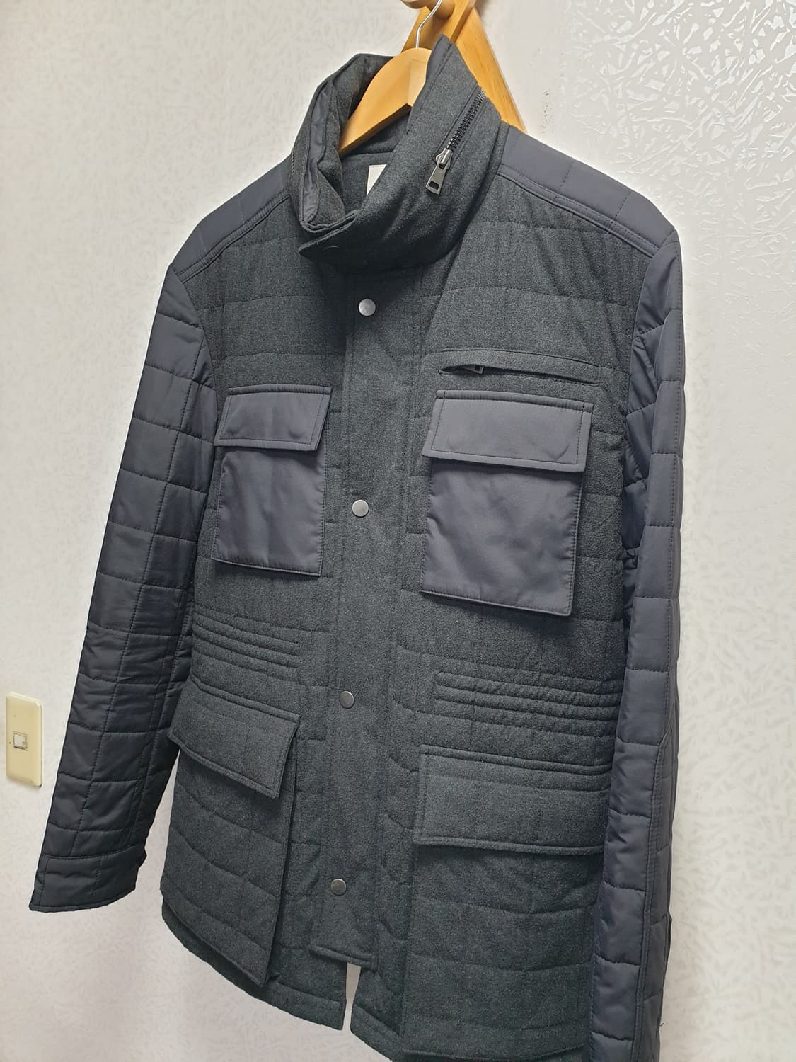 [남100] 클럽모나코 울퀼팅 경량패딩자켓 상품이미지2