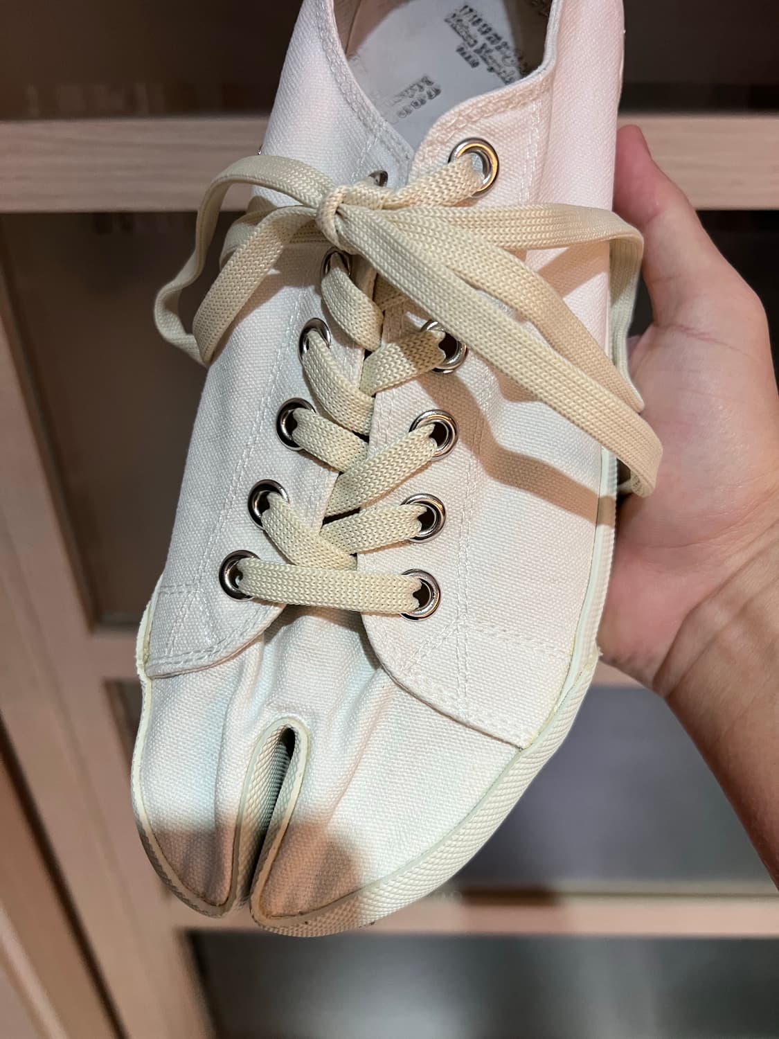 마르지엘라/ 타비 화이트 스니커즈 / 41 상품이미지3