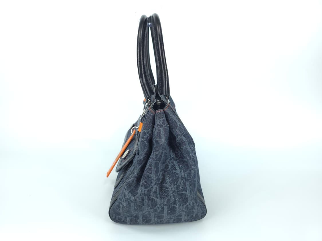 크리스챤디올 데님 플라이트 토트백 블루
 상품이미지4