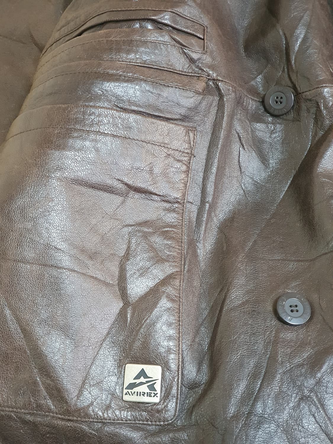 Avirex 가죽 자켓 5 XL 상품이미지4