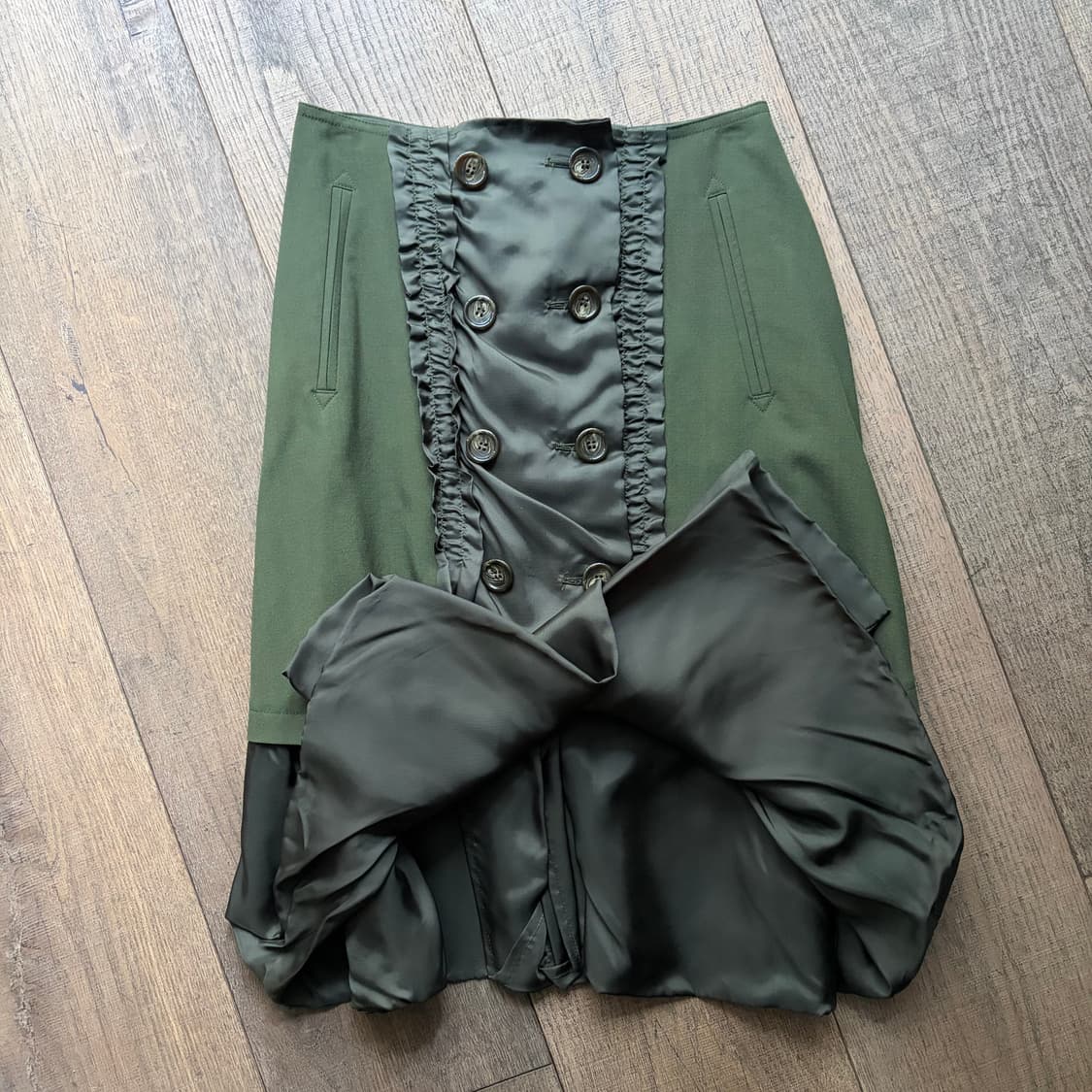 Double Button Docking Frill Skirt 상품이미지6