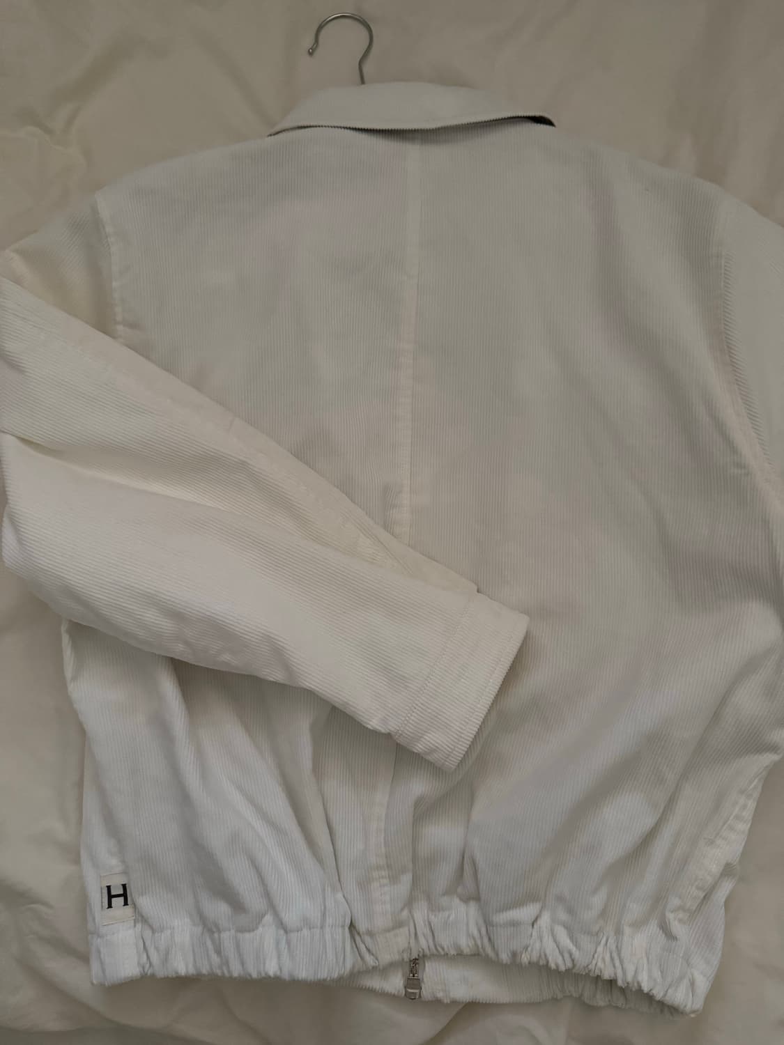 헤리티지플로스 코듀로이 블루종 화이트 s 상품이미지3