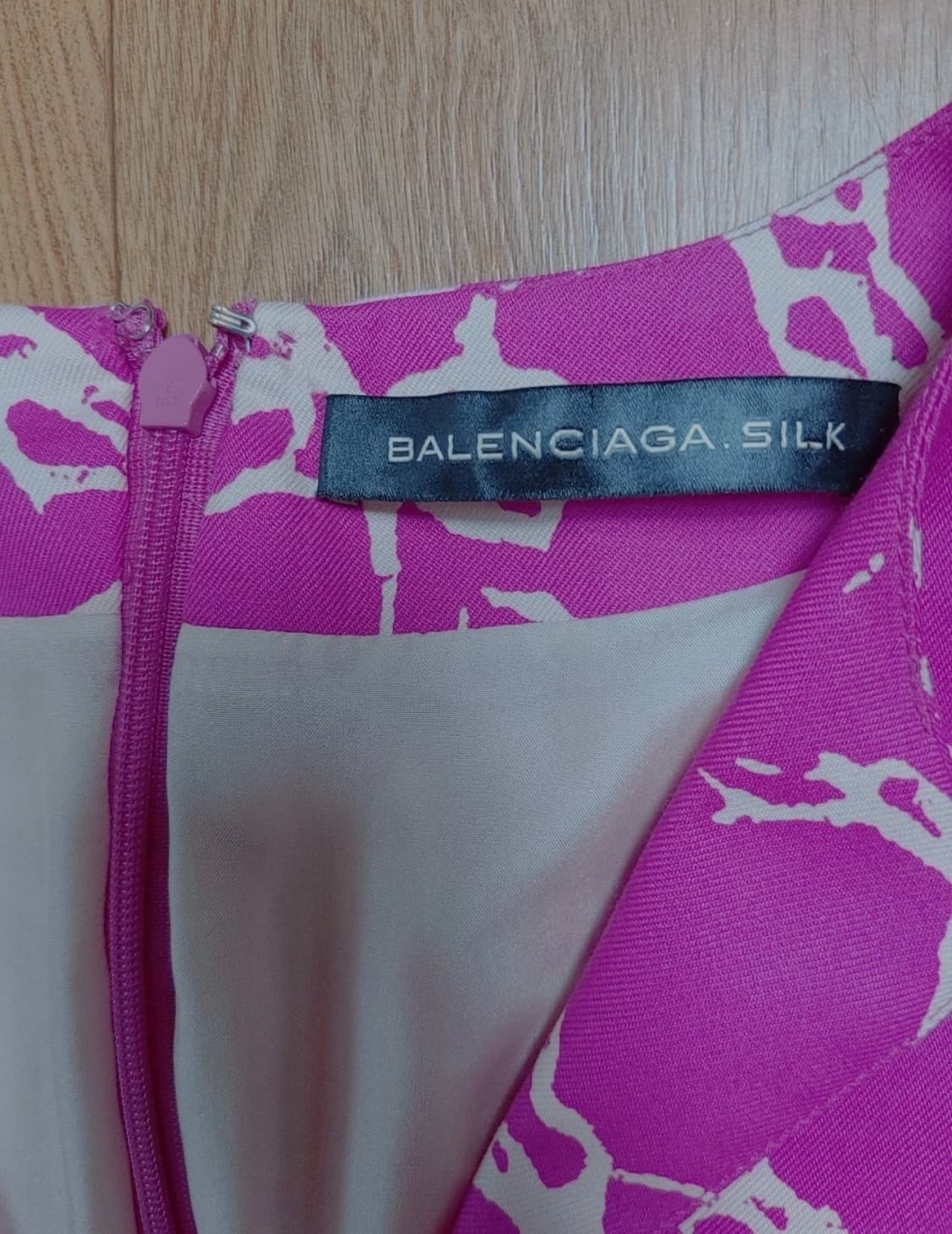 발렌시아가 실크 시프트 드레스 상품이미지4