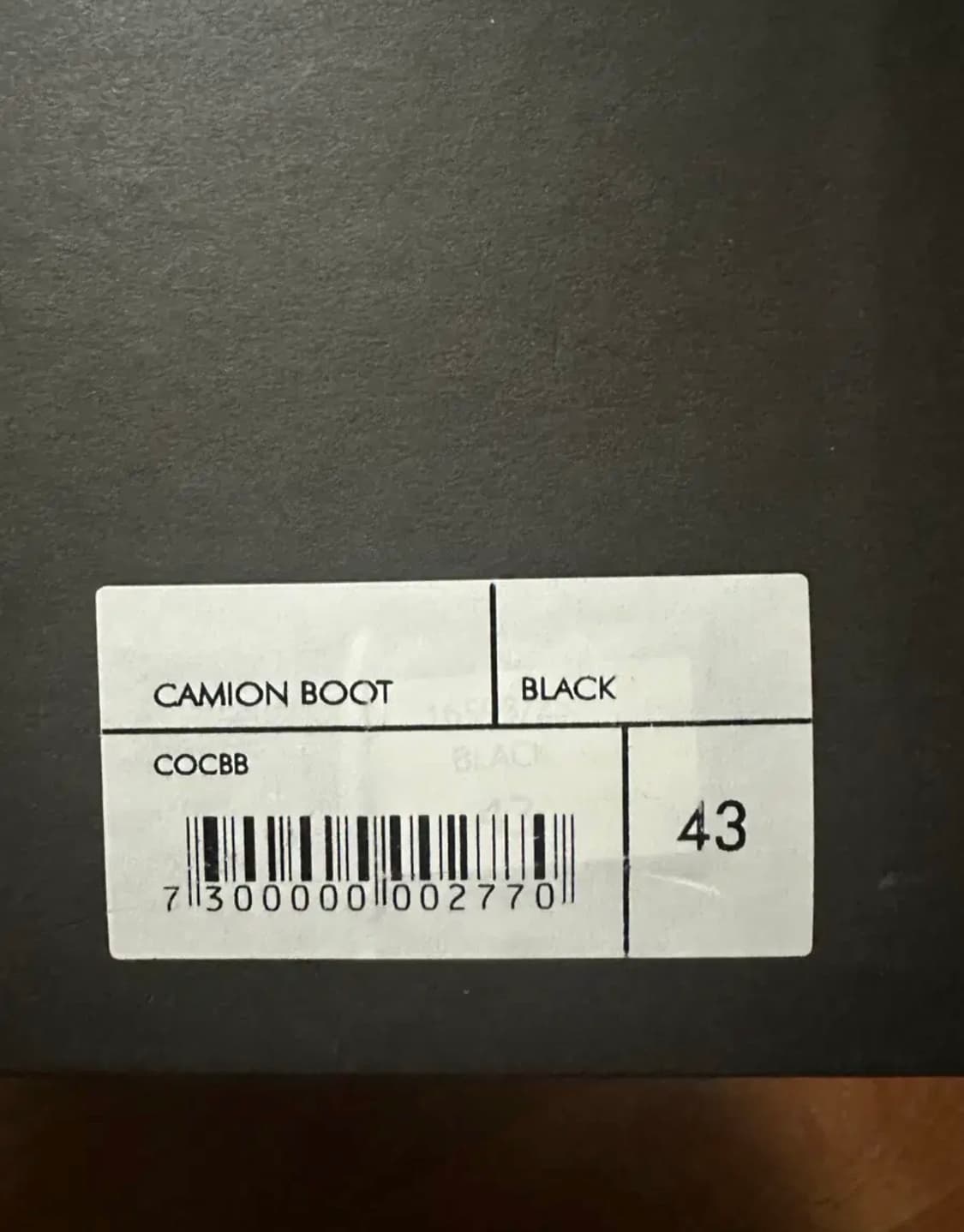 아워레가시 카미온 블랙 43 상품이미지5