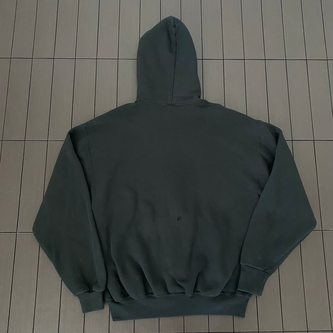(L) 90s 빈티지 러셀 후드집업 블랙 상품이미지4