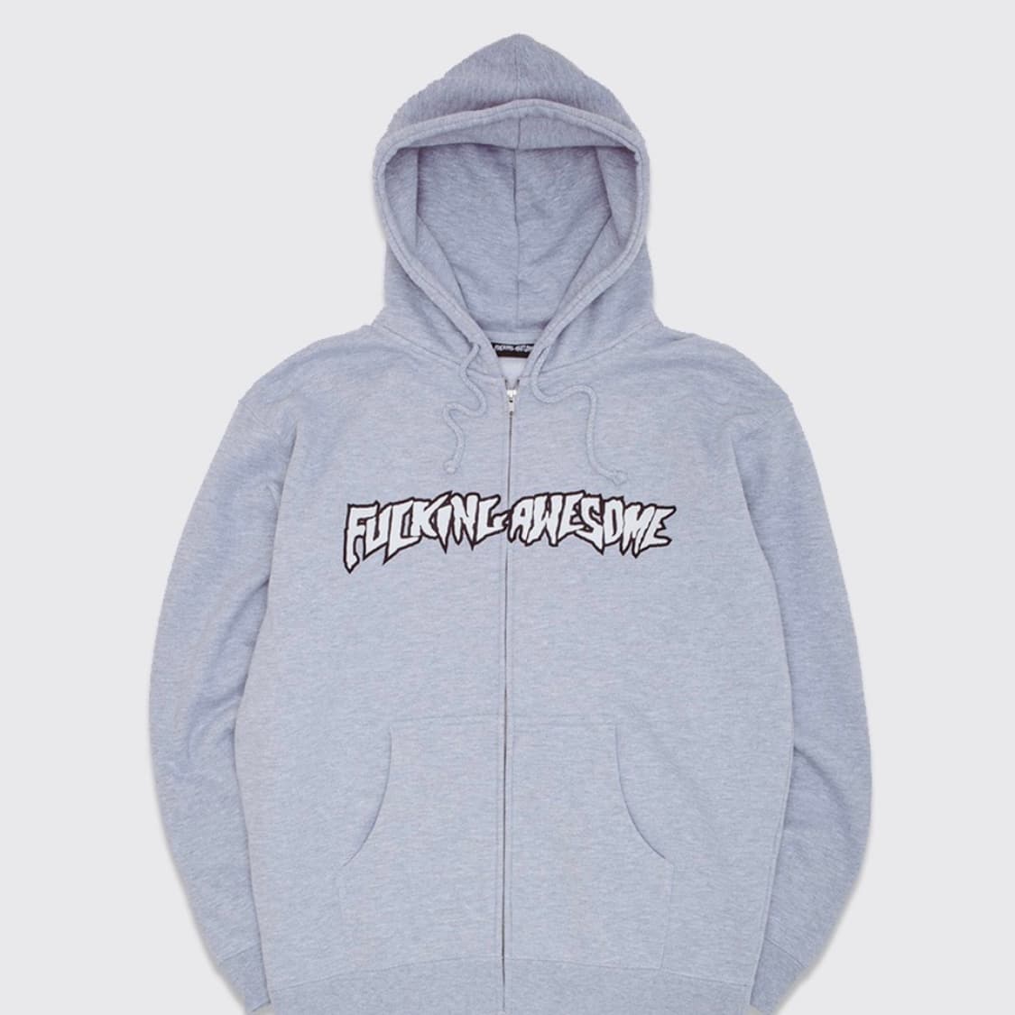fucking awesome 스탬프 로고 후드집업 그레이 상품이미지1