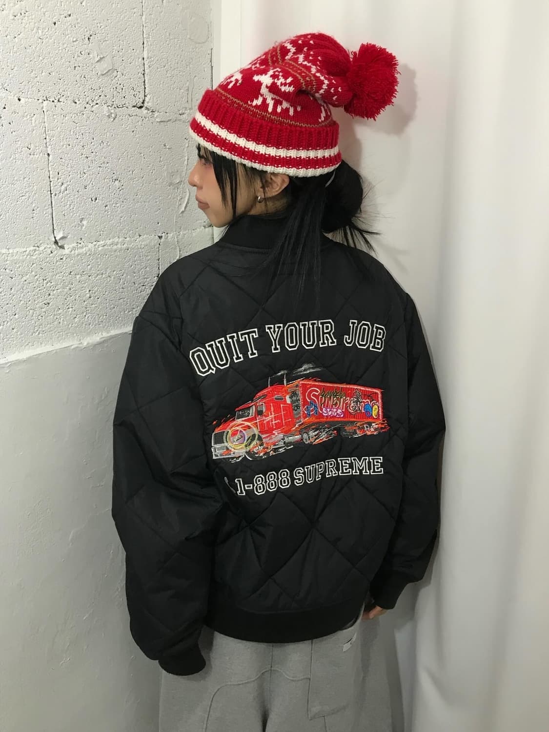 Supreme Quit Your Job Quilted Work JK  상품이미지1