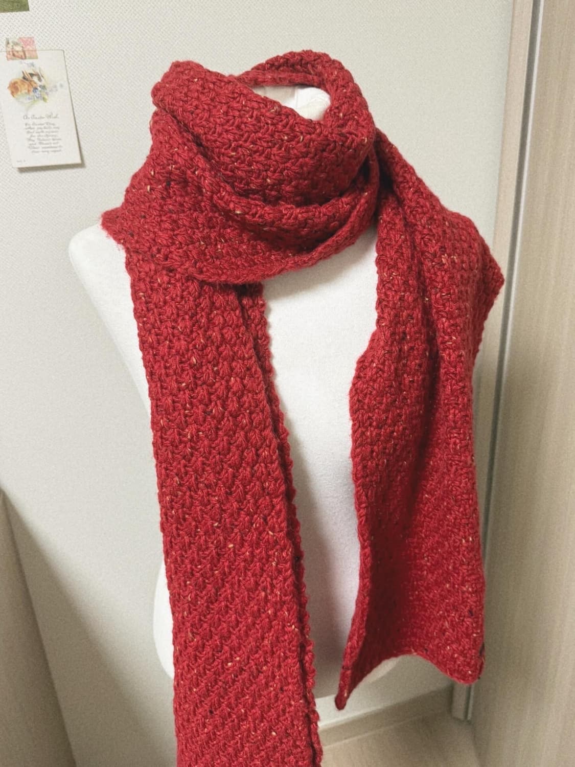 손뜨개 빈티지 머플러 새상품 상품이미지2