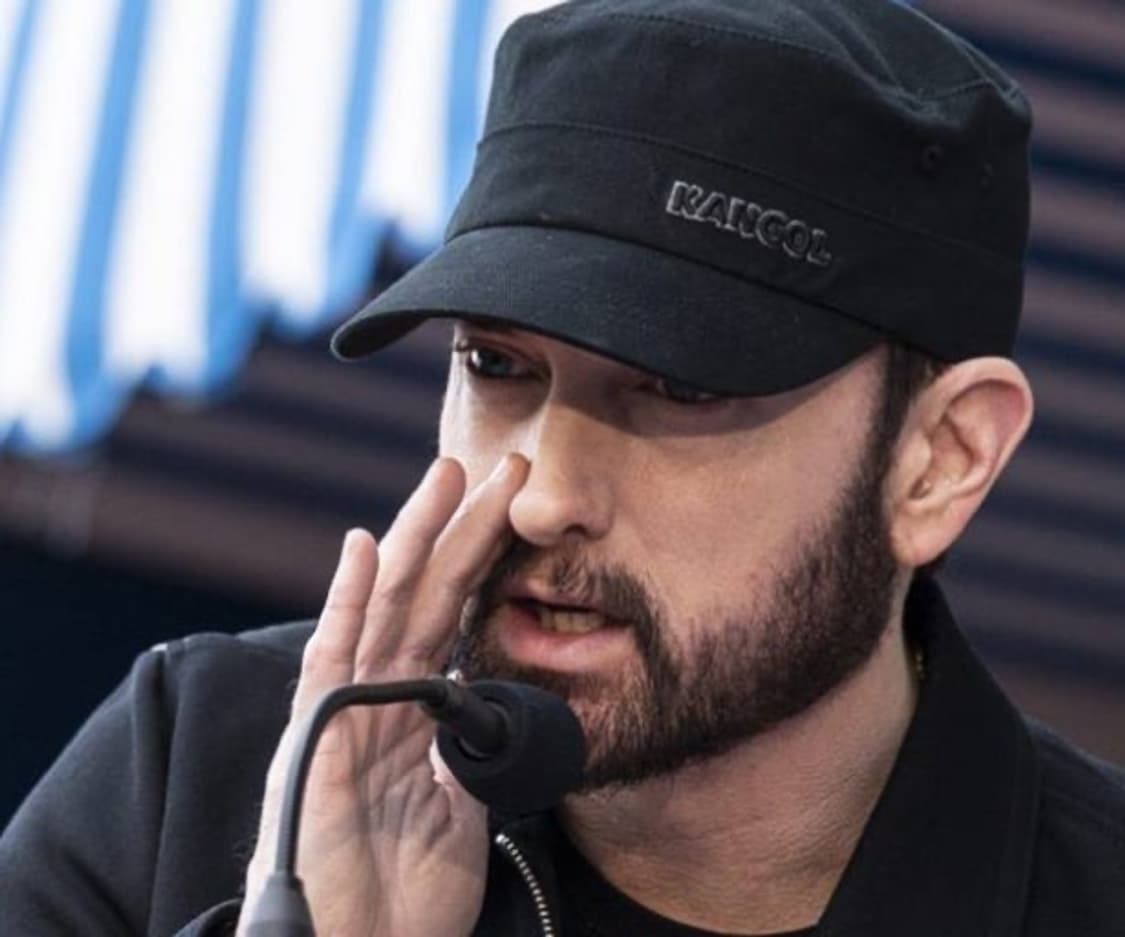 에미넴 모자)캉골 플렉스핏 군모 블랙 상품이미지1