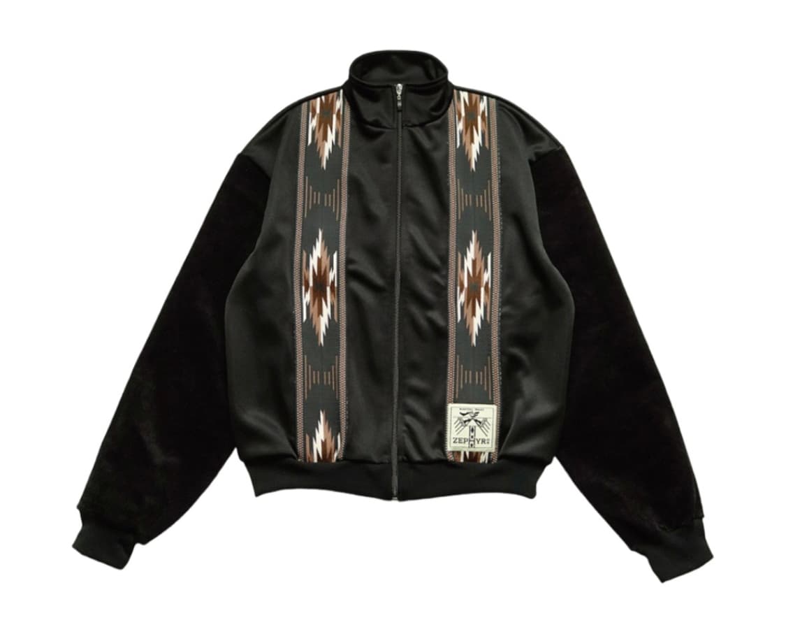 캐피탈 스무스 저지 코치 & 제피르 트랙 자켓 블랙 상품이미지1