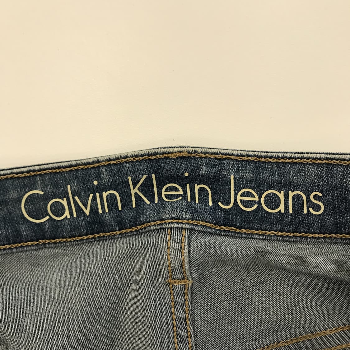 캘빈클라인 CK 가죽탭 청바지 [36x34] 상품이미지5