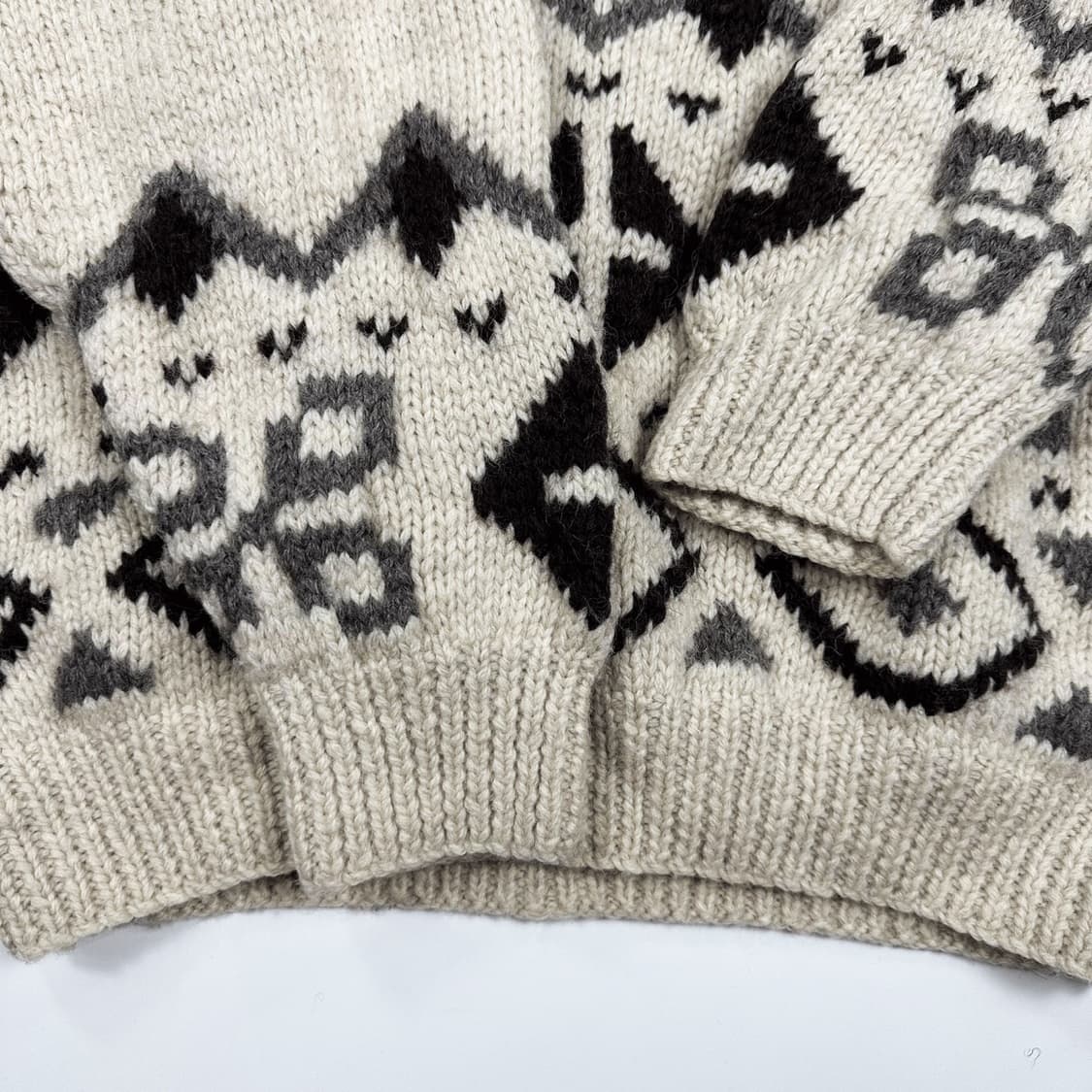 VTG 빈티지 재팬 숄카라 코위찬 니트 (M) 상품이미지3