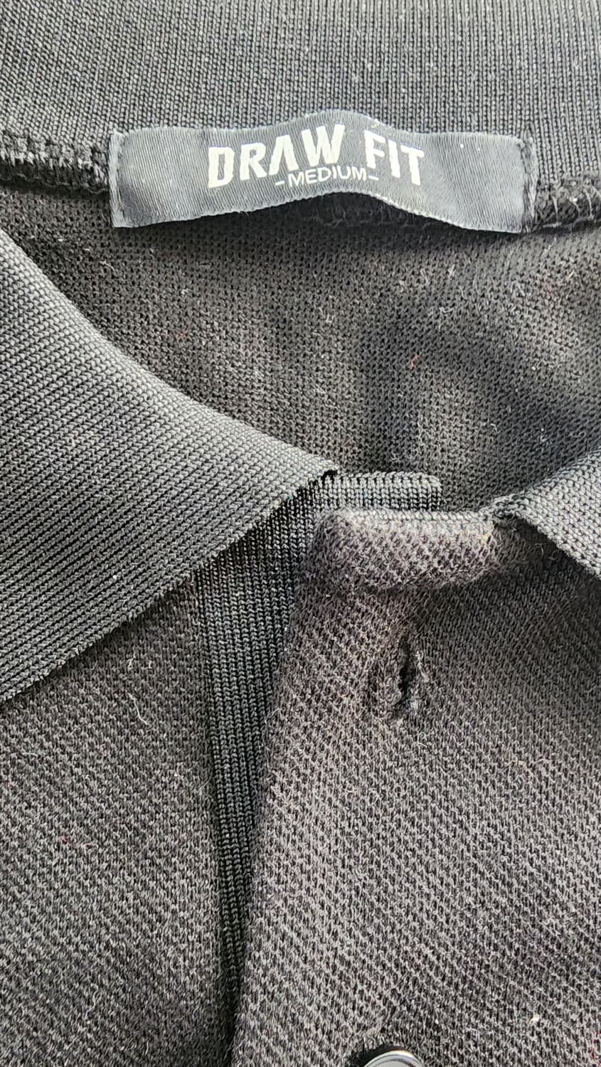 드로우핏 Weekend 블랙 폴로 티셔츠 M 상품이미지3