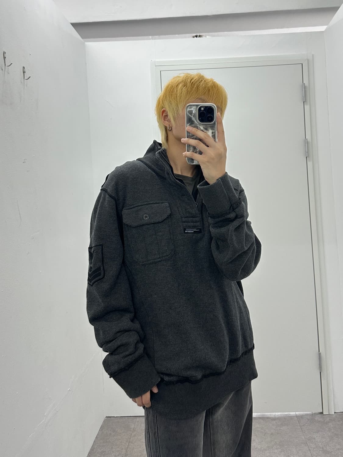 BUCKAROO wing embroidery fur zip up 상품이미지9