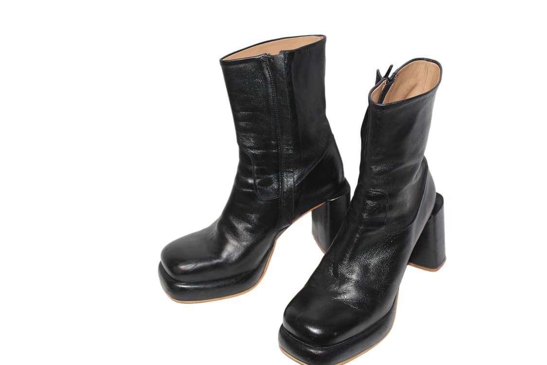 COS 코스 카프스킨 플랫폼 레더 부츠 상품이미지3