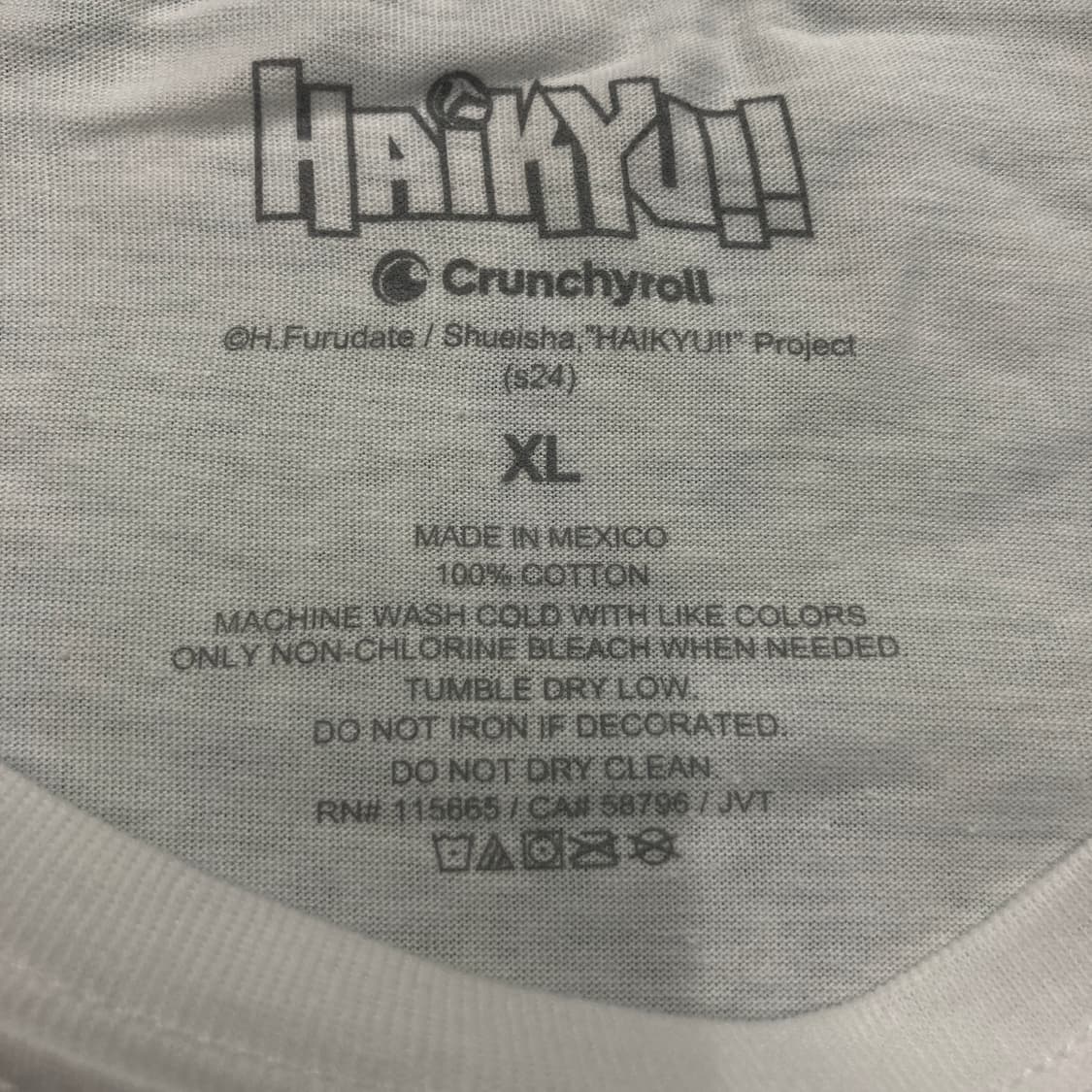 하이큐 오피셜 애니메이션 티셔츠 상품이미지5