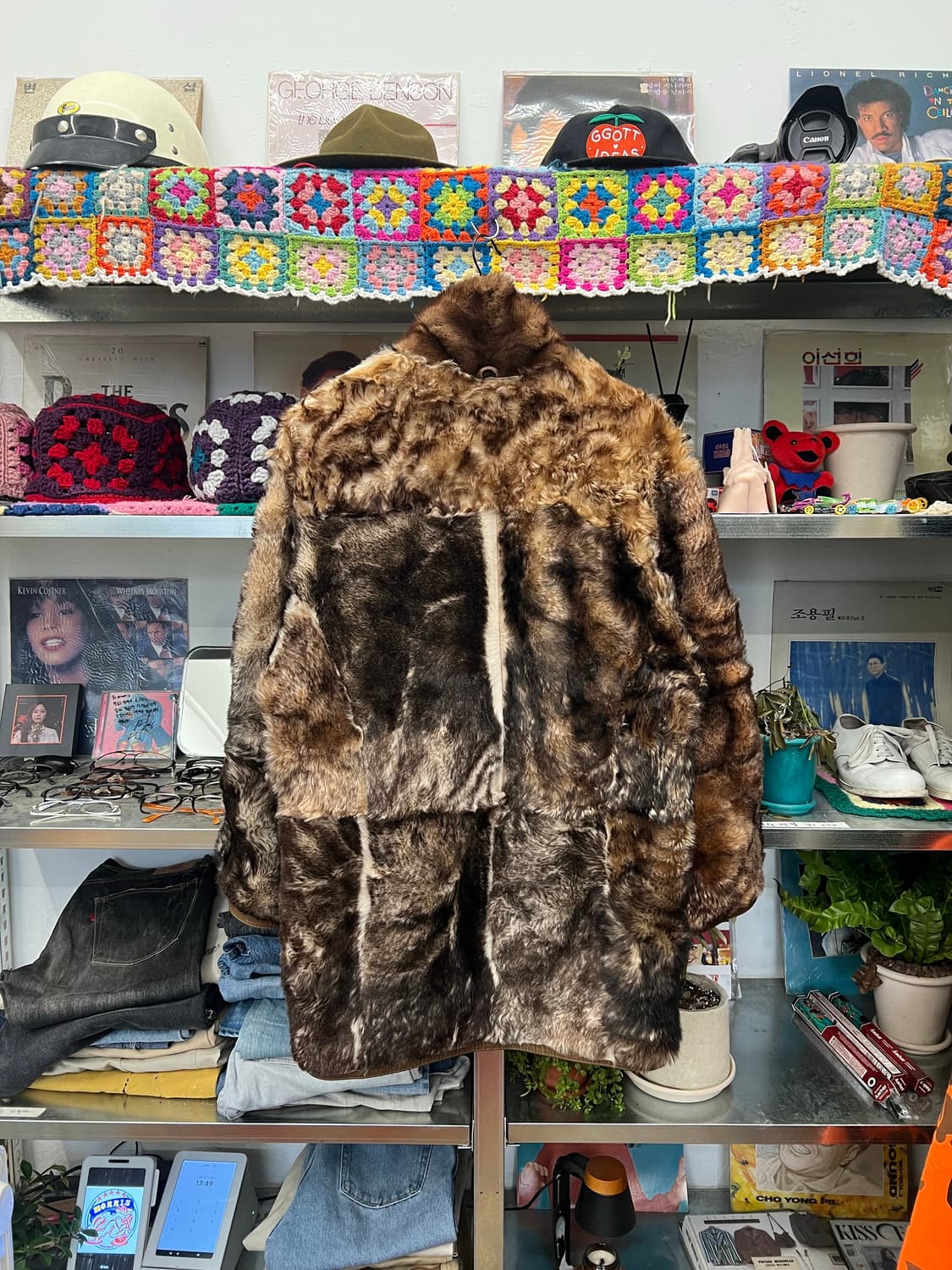 Vintage Real Fur Patchwork Coat 상품이미지3