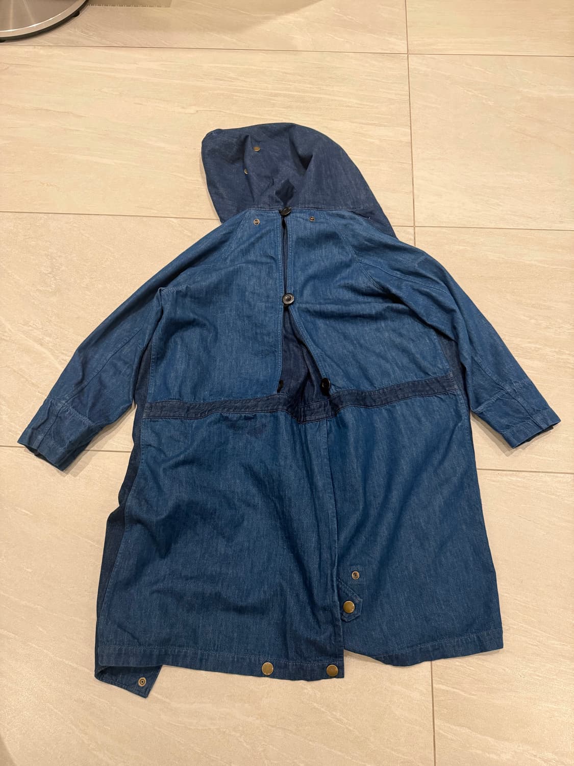 Kapital 데님 후드 트렌치 코트 상품이미지5