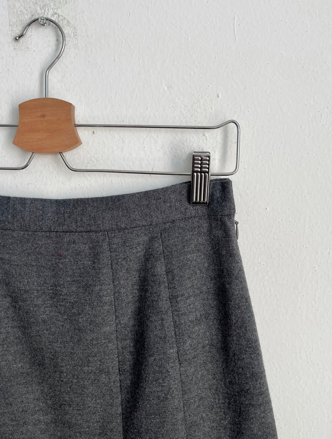 멜란지 그레이 울스커트 상품이미지2