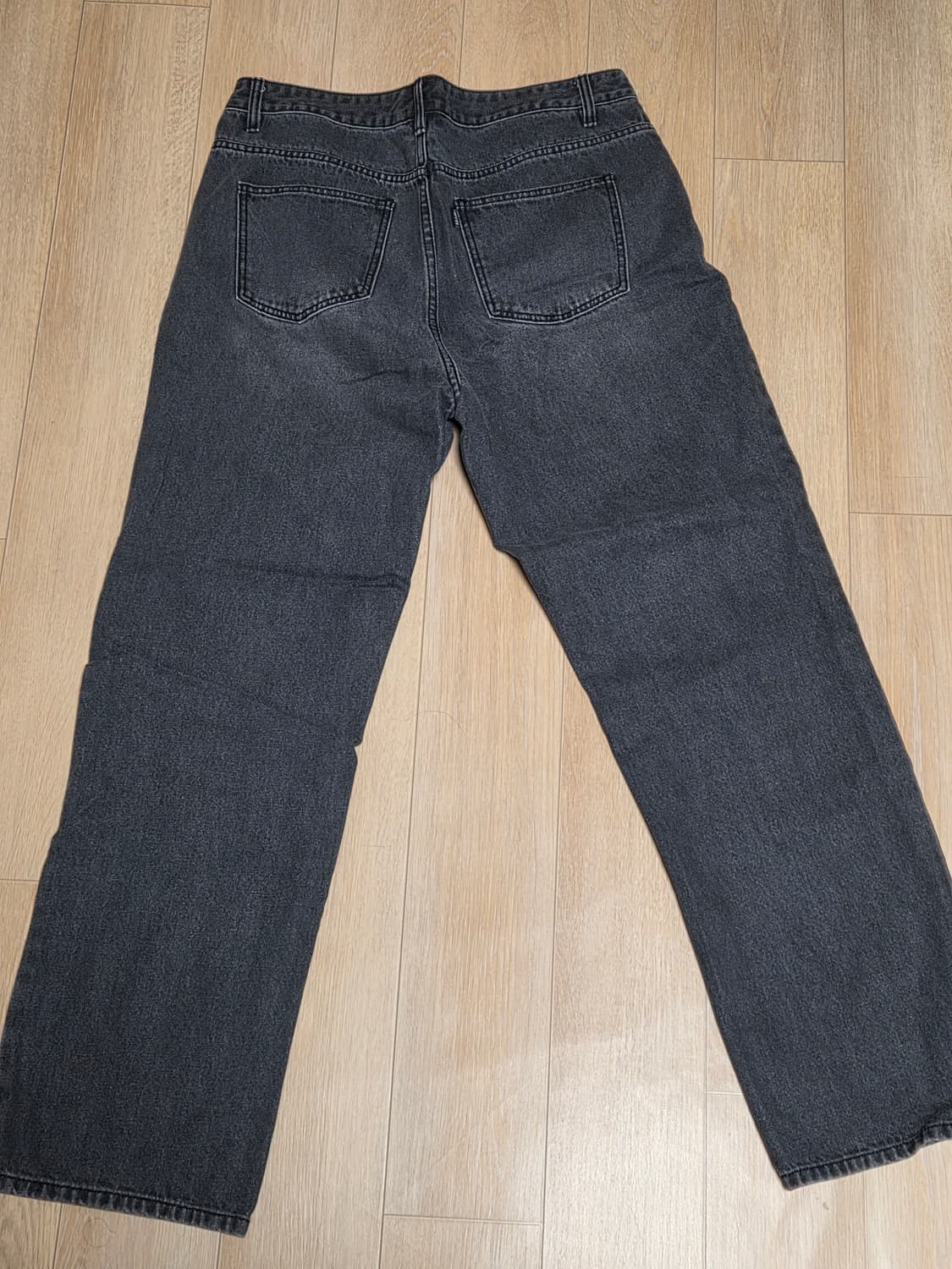 토피 데님 팬츠 그레이 상품이미지2