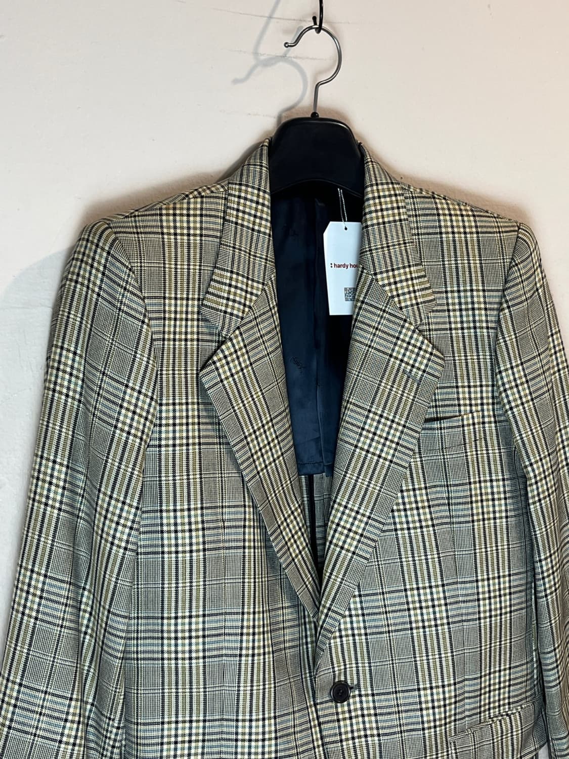 YSL 체크 싱글 브레스트 블레이저 상품이미지3