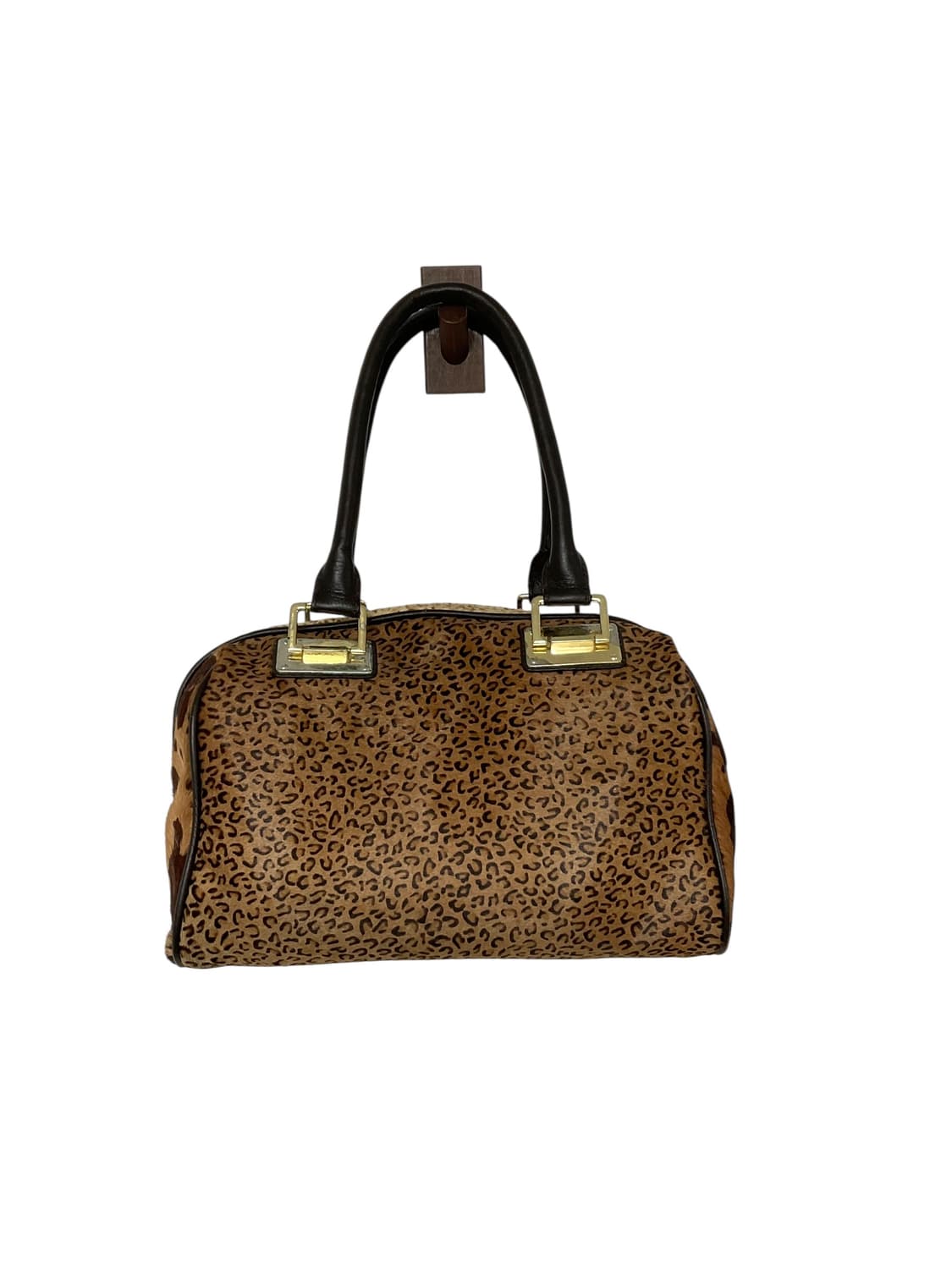 Montemilano 송치 호피 보스턴 토트백 상품이미지1