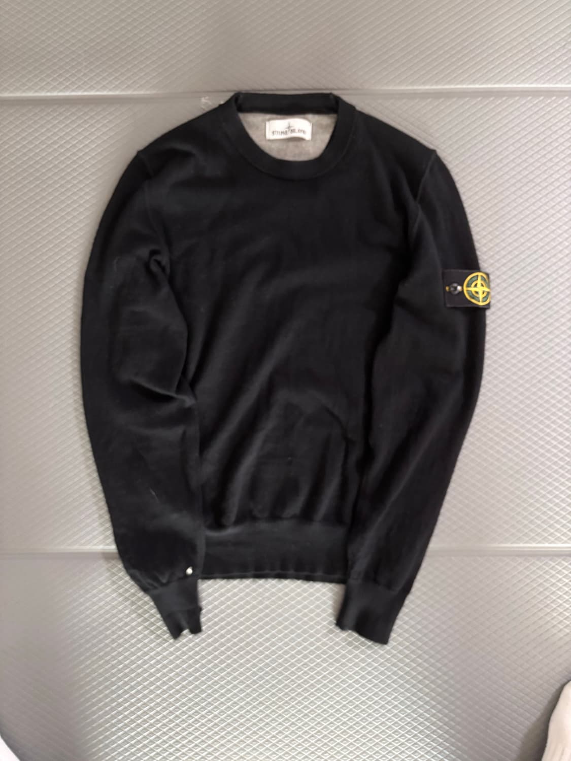 [정품] 스톤 아일랜드 블랙 니트 M 상품이미지2