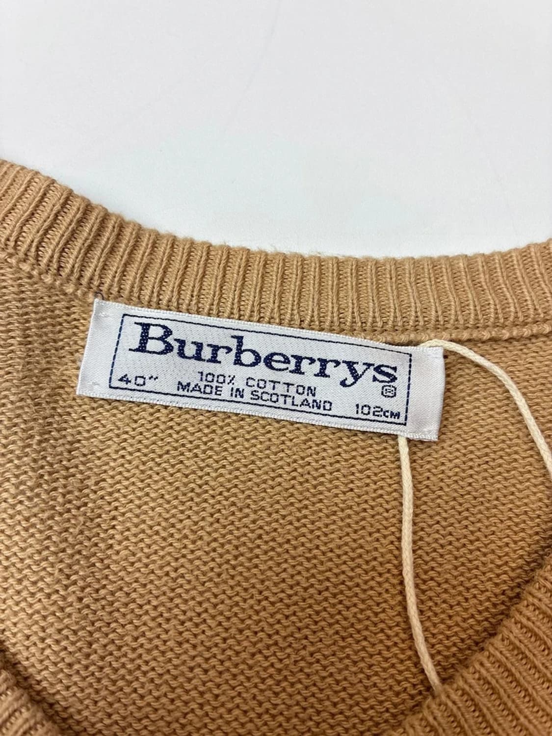 버버리 90s 노바체크 아카이브 패턴 코튼 니트 가디건 PN5128 상품이미지5