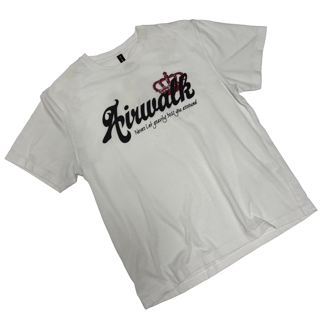 에어워크(Airwalk) 크라운 그래픽 화이트 티셔츠 상품이미지1