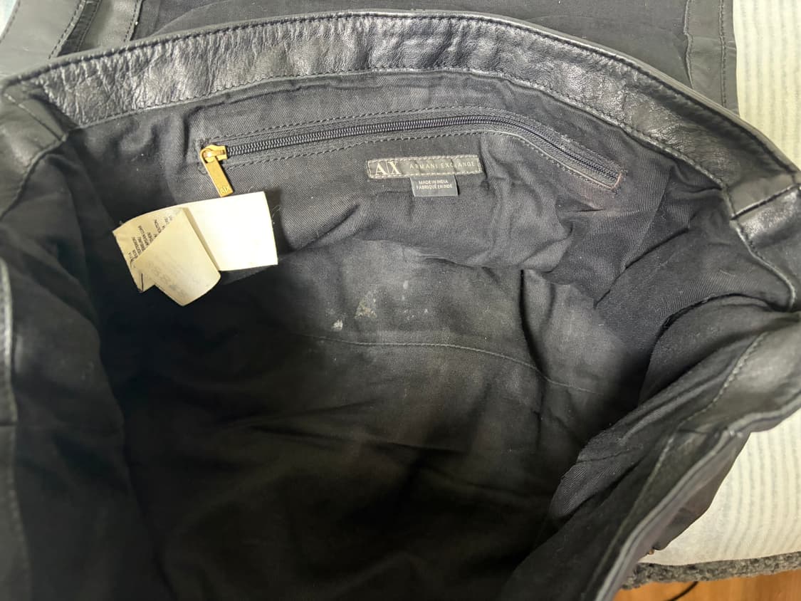 아르마니 레더 양가죽 크로스백 상품이미지5