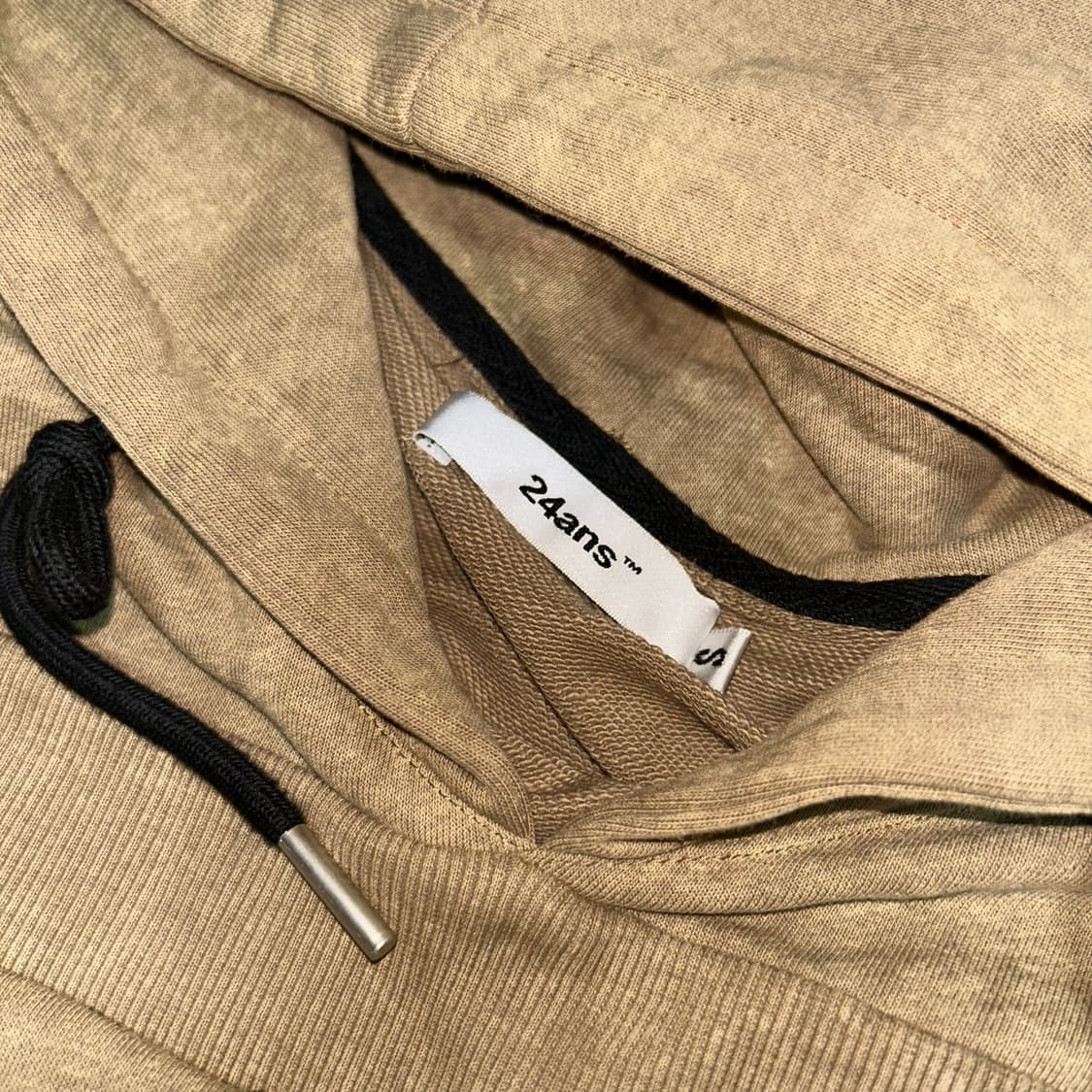 24ans 여성 스웨트셔츠 후드 원피스 상품이미지3