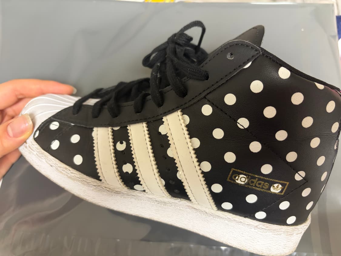 아디다스 슈퍼스타 업 달마시안 도트 225-230 상품이미지5
