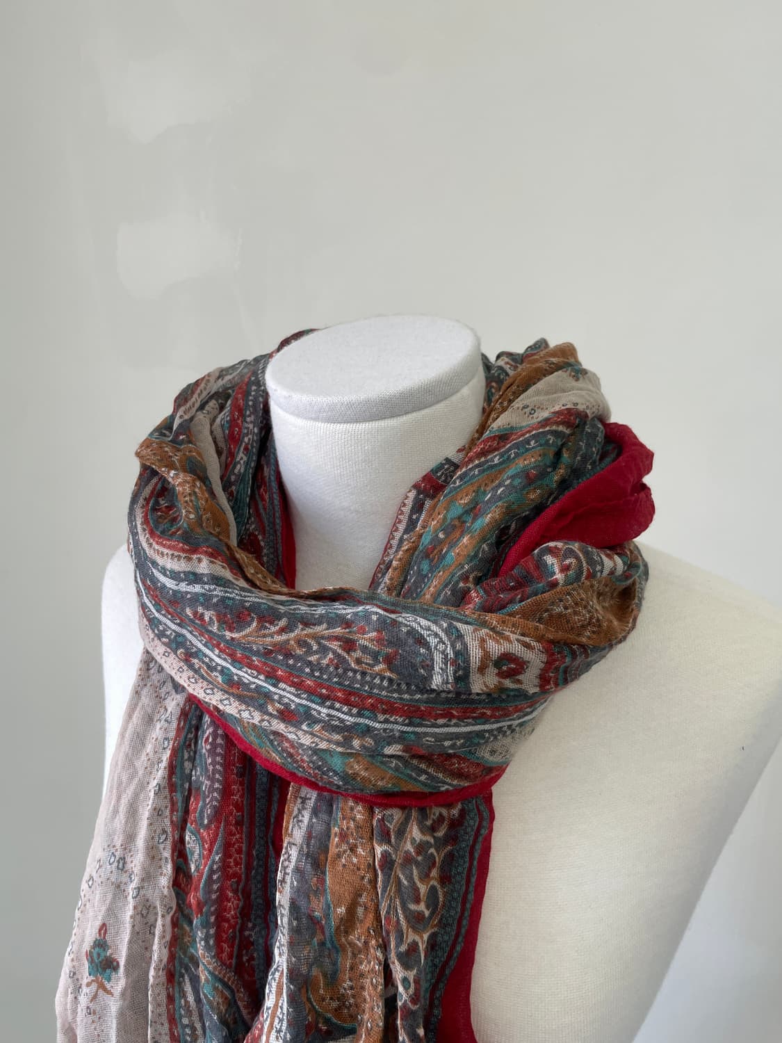 빈티지 페이즐리 머플러 스카프  J04415 상품이미지3