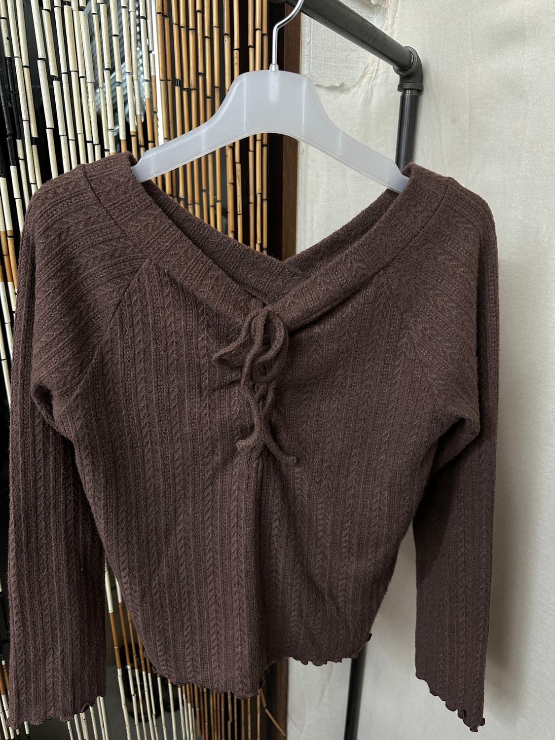 knit pattern tee 상품이미지2