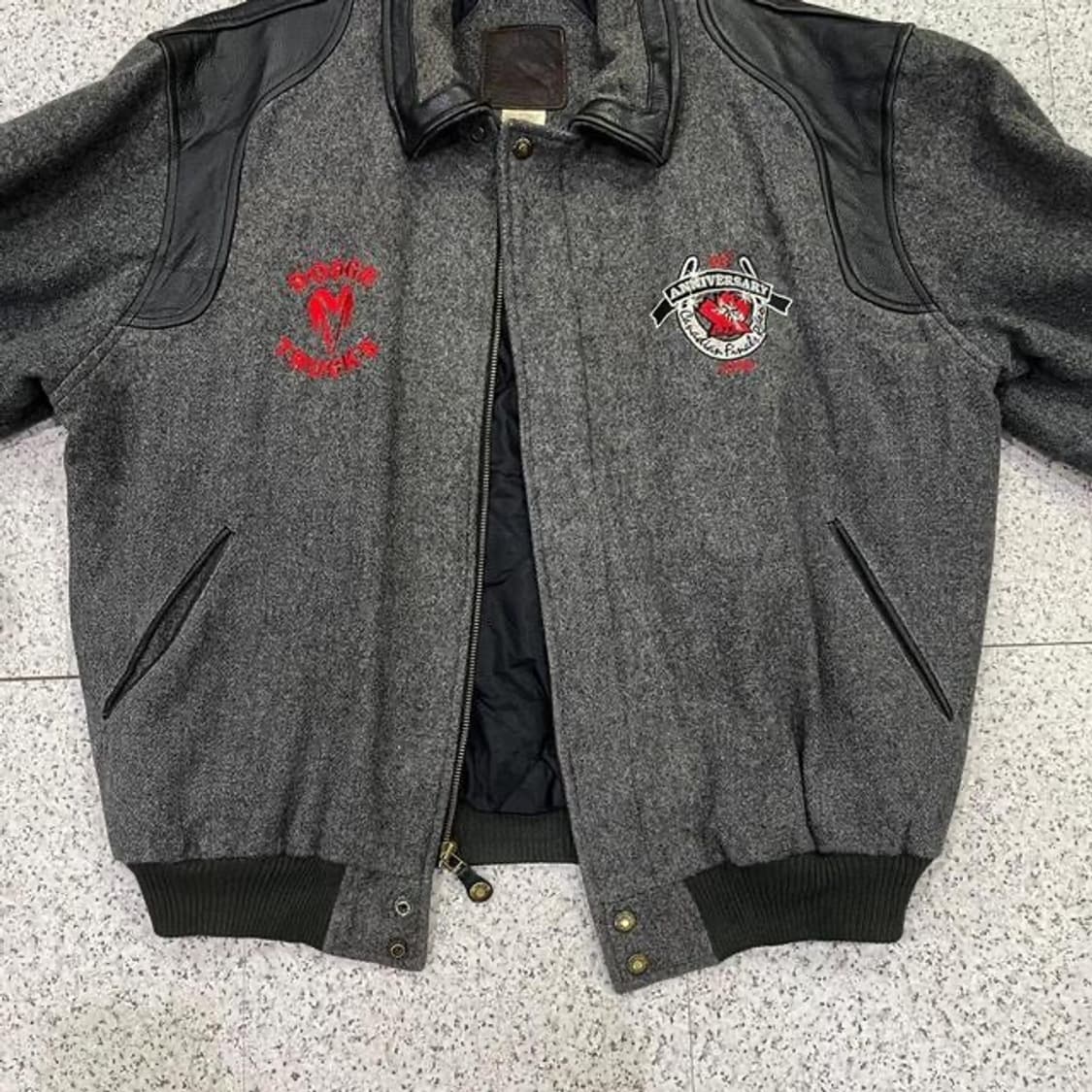 90's Midwest Garmen 바시티 자켓 (L) 상품이미지4