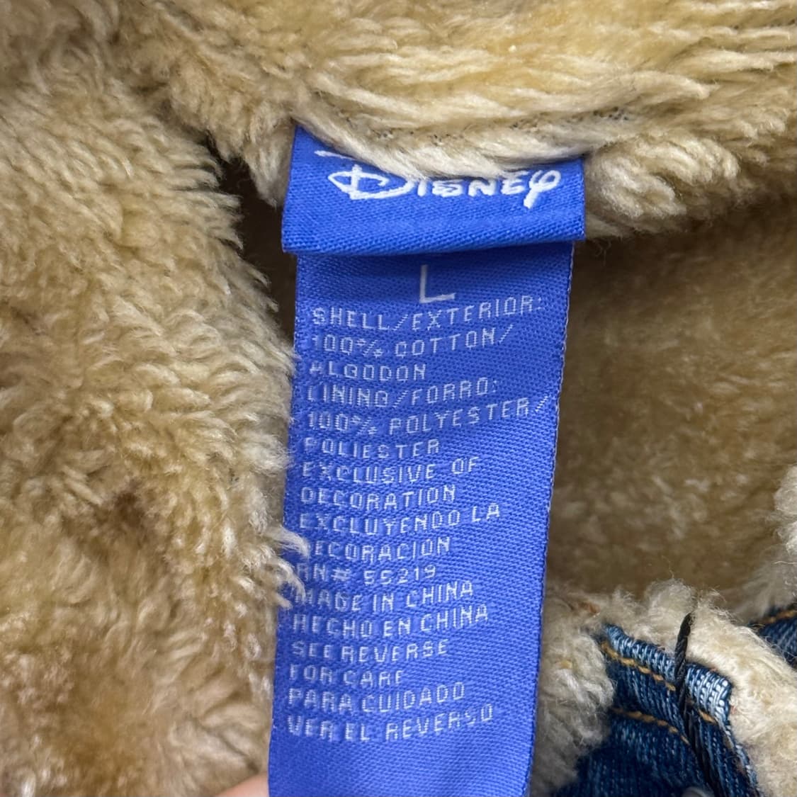 00s DISNEY 디즈니 곰돌이 푸 이요르 빅 로고 쉐르파 자켓 상품이미지7