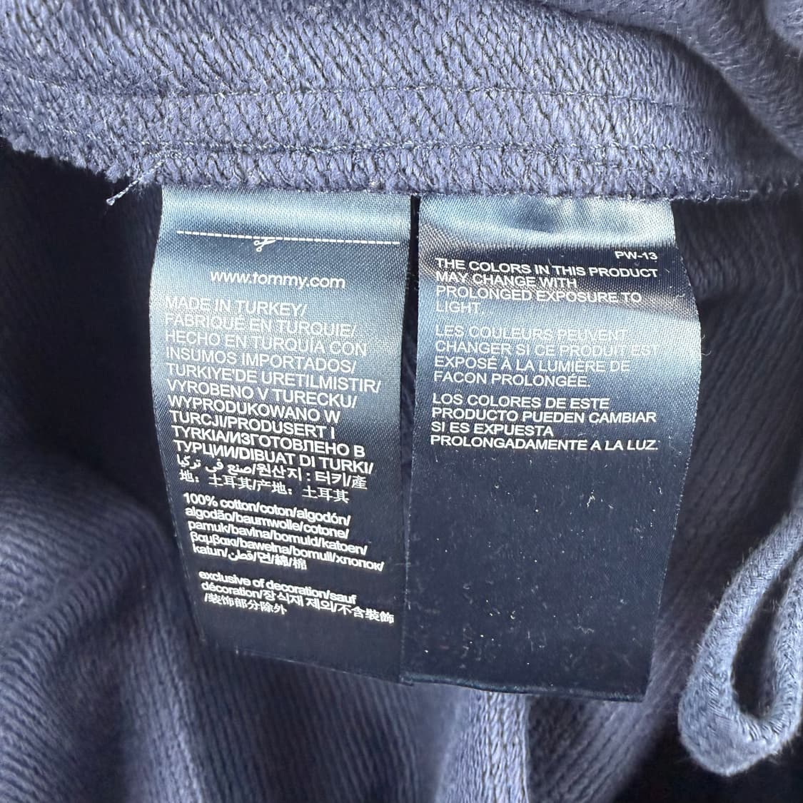 (XL) 타미진스 스웻 팬츠 네이비 상품이미지6