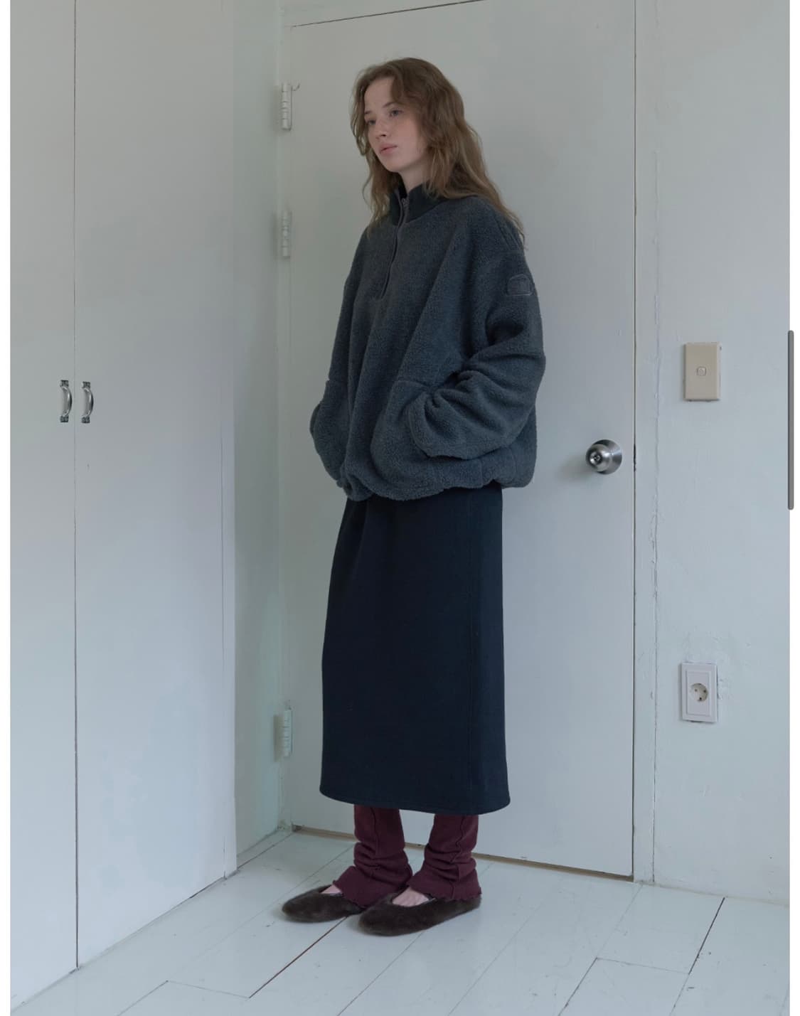 아유서울 울 니트 밴딩스커트 (새상품) 상품이미지1