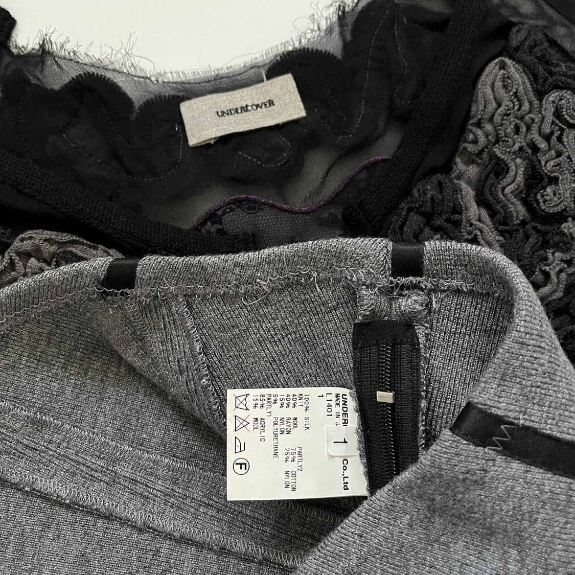 언더커버 aw13 anatomicouture 실크 탑 상품이미지10