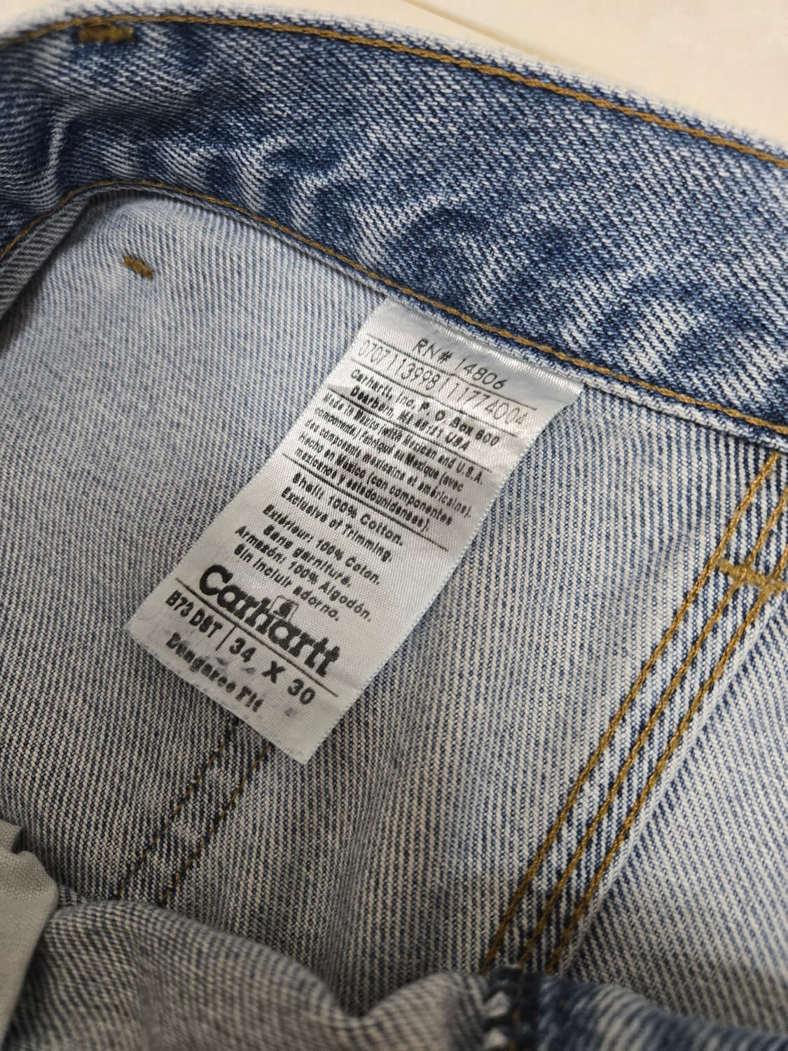 칼하트 더블니팬츠 34×30(빈티지) 상품이미지4