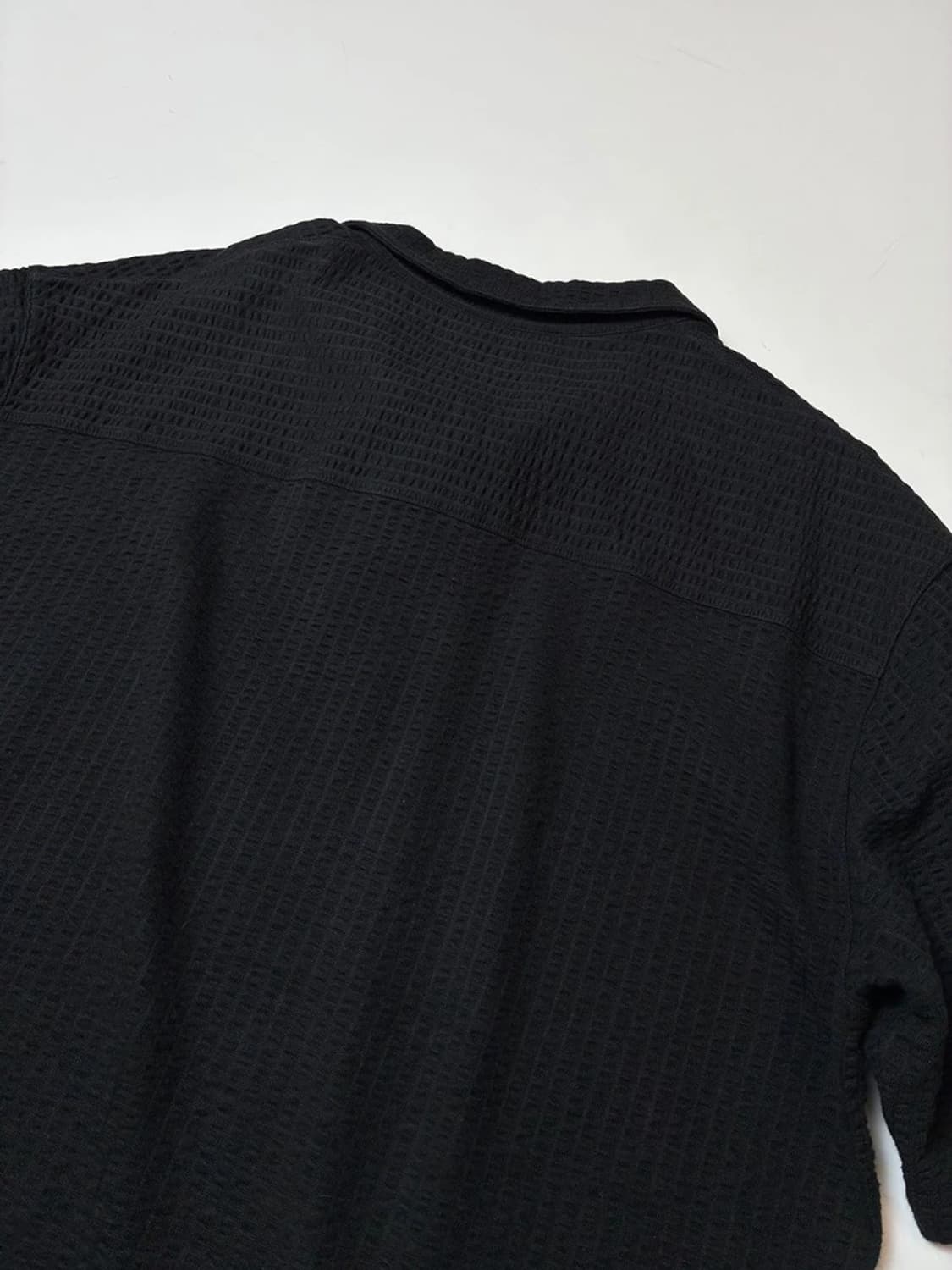 코스 COS 시어서커 카라 반팔 티셔츠 PN8581 상품이미지6