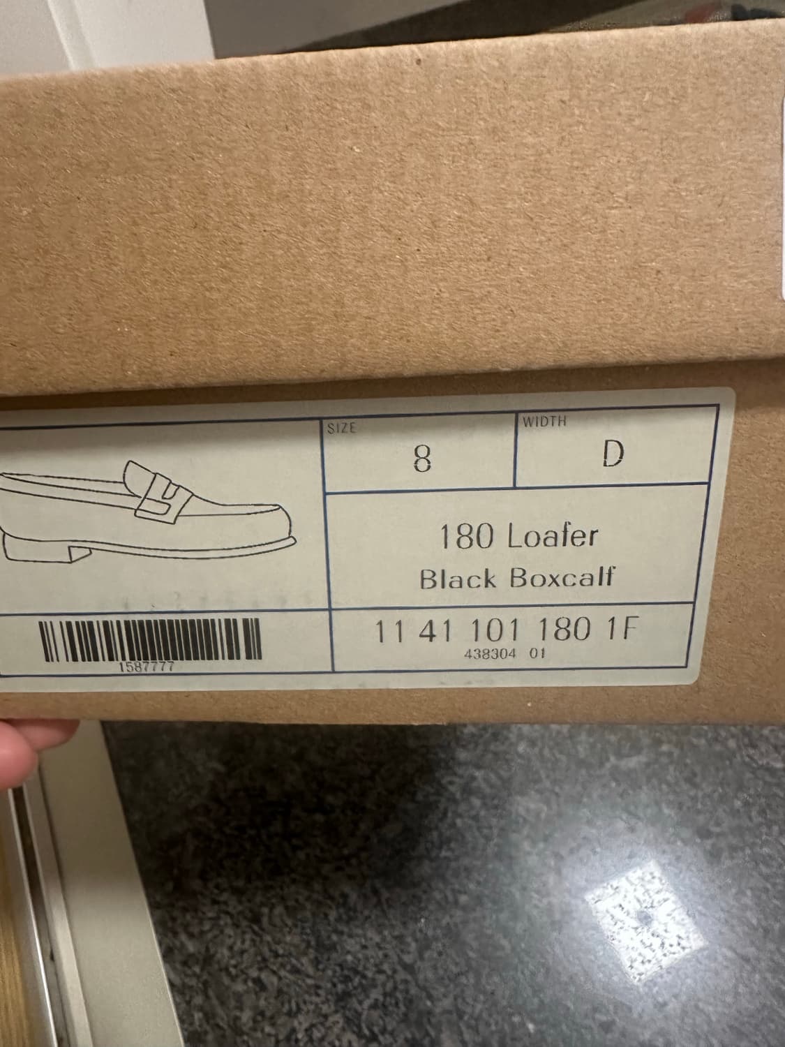 Jm웨스통 180 블랙 로퍼 8D 상품이미지2