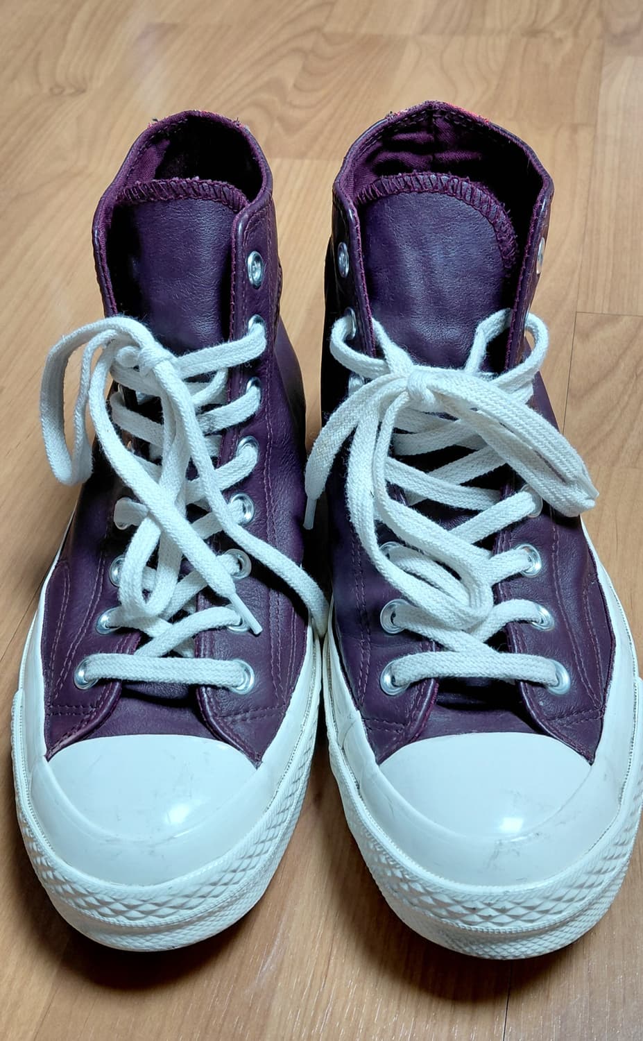 컨버스 척 테일러 올스타 스니커즈 70 하이 버건디 250mm 상품이미지6