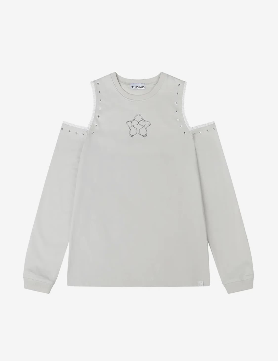 뚜오미오 CUT-OUT LACE LONG SLEEVES [BEIGE] 상품이미지2