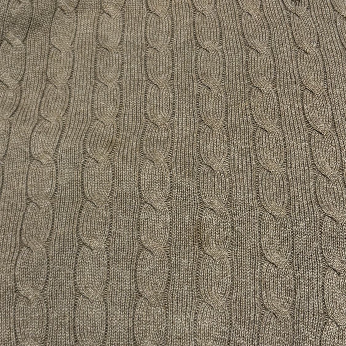 Polo Ralph Lauren 빅사이즈 베이지 케이블 코튼 니트 상품이미지5