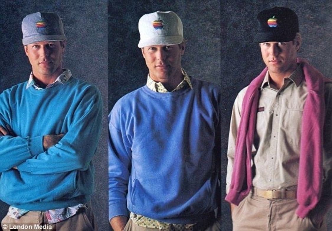 80s 애플 코듀로이 캡 상품이미지5