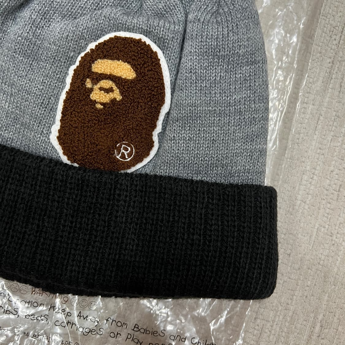 BAPE 사루 패치 폼폼 비니 상품이미지2