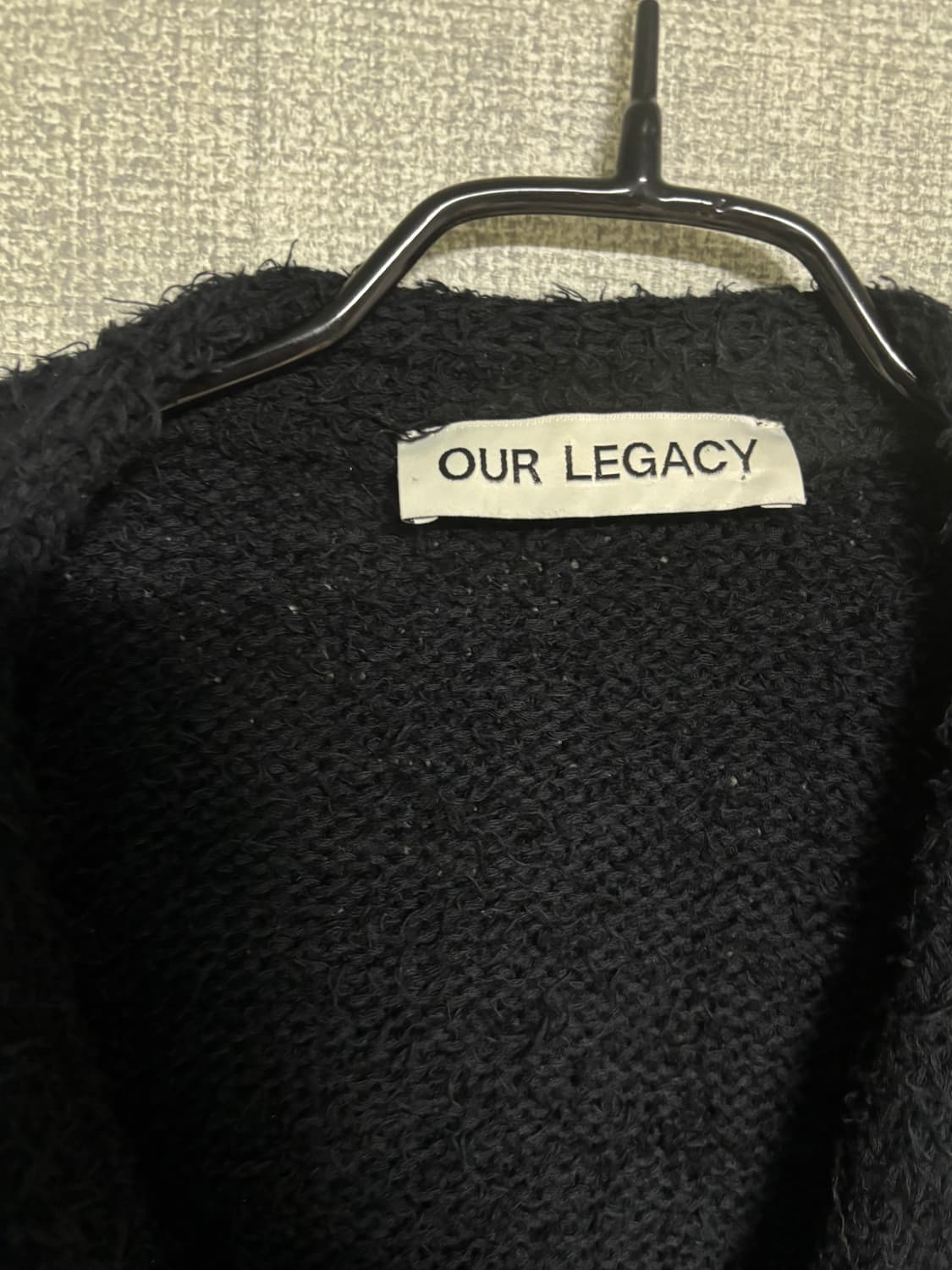 아워레가시 니티드 가디건 앤트러사이트 상품이미지4